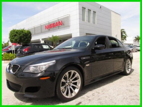 08 black sapphire m-5 5l v10 sedan *navigation *heated leather sport seats *fl