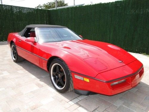 Sell used 87 CHEVY CORVETTE CONVERTIBLE AUTOMATIC 5.7L V8 NEW TOP in ...