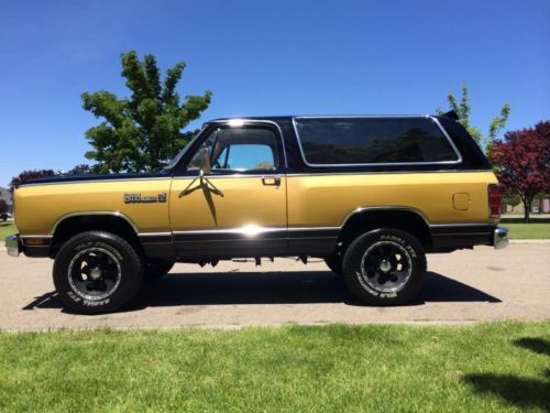 1986 dodge ramcharger 52k original miles!