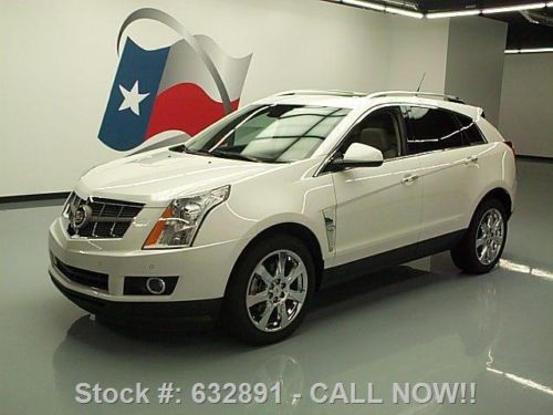 2010 cadillac srx performance pano sunroof nav 20&#039;s 57k texas direct auto