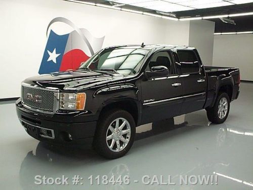 2011 gmc sierra denali crew 6.2l awd sunroof nav 55k mi texas direct auto