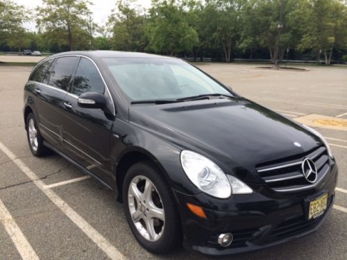 2010 mercedes-benz r-class 350 black / black bluetec