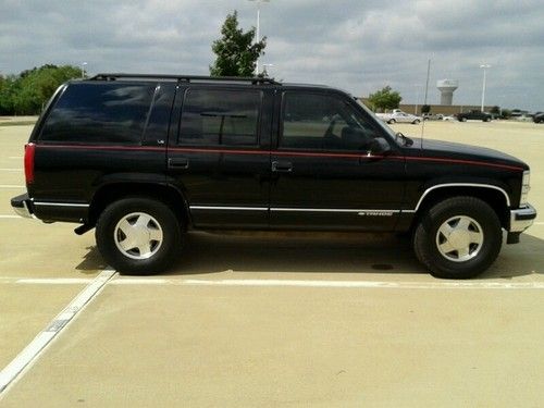 99 chevy 4x4 v8 black leather seats suv ac gas