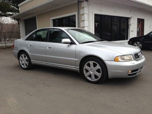 2001 audi s4 base sedan 4-door 2.7l quattro awd 6 speed exc condt no reserve