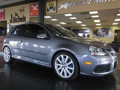 2008 volkswagen golf r32 navigation sun roof leather gray on black