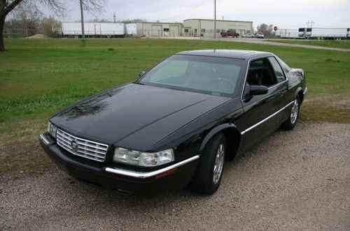 1998 black cadillac eldorado etc coupe 120k miles northstar moon roof no reserve