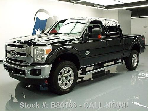 2011 ford f-350 lariat diesel crew fx4 4x4 nav 20's 47k texas direct auto