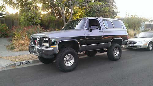 1991 gmc jimmy slt convertible half top new motor new trans new lift new tires