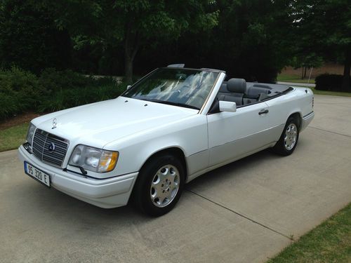 1995 mercedes-benz e320 convertible only 51k miles 3.2l super clean no reserve