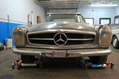 1967 mercedes benz 250sl hardtop/softtop no reserve!