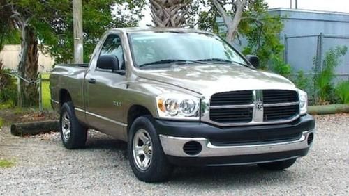 2008 dodge ram 1500 sxt standard cab pickup 2-door 3.7l--one time auction