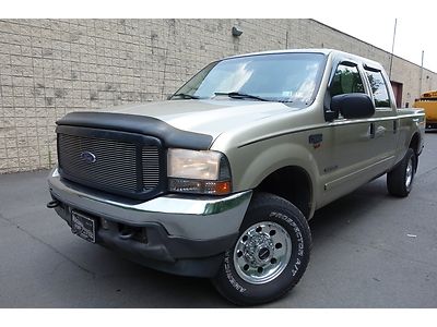 Ford f-250 xlt 4x4 super duty 7.3l diesel crew cab cold a/c autocheck no reserve