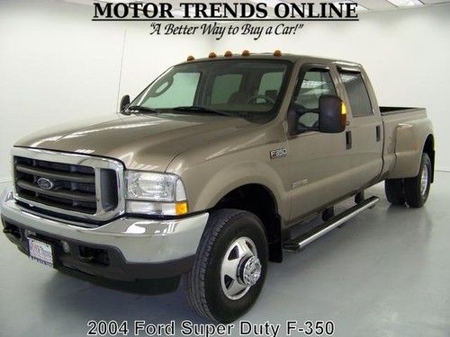 2004 4x4 lariat turbo diesel long bed crew bedliner park assist ford f350 74k