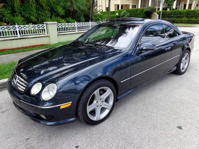 Florida 02 cl 500 winter pkg navigation park assist clean carfax no reserve !!