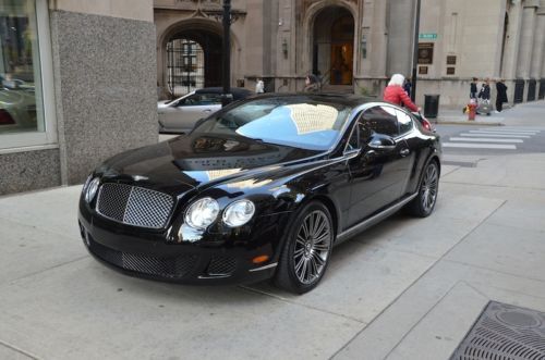 2010 bentley gt speed 1 owner clean history black/black bentley dealer!