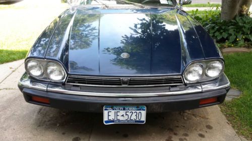 1989 dark blue jaguar xjs v12 only 89,000 original miles 2nd owner