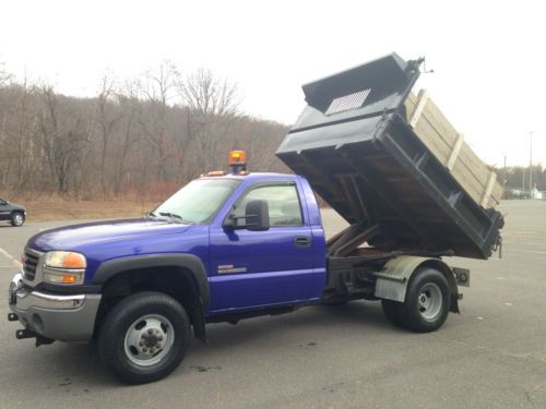 4x4 dump dually 6.6l duramax turbo diesel allison no reserve