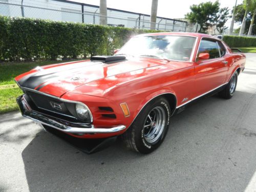 Purchase used AWESOME AND RARE 1970 FORD MUSTANG MACH 1, 351 H CODE ...