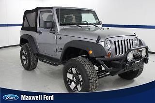 13 jeep wrangler, 1 owner, lift, custom bumpers, aftermarket wheels