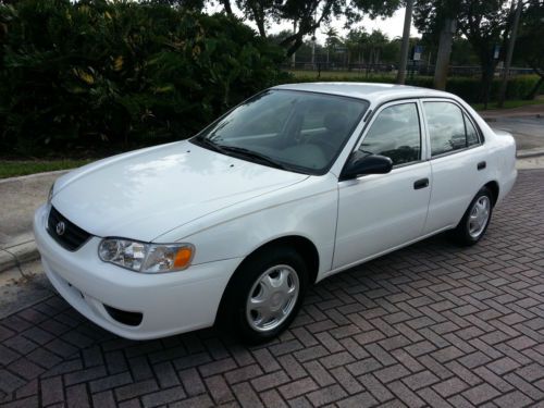 2002 toyota corolla ce sedan 4-door 1.8 low miles 1 owner drive anywhere florida