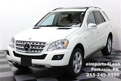 Ml350 bluetec diesel 11 navigation alpine white heated seats super rare diesel