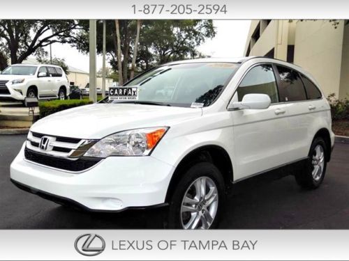 Honda cr-v one owner clean carfax 28k mi heated leather sunroof 4-cyl