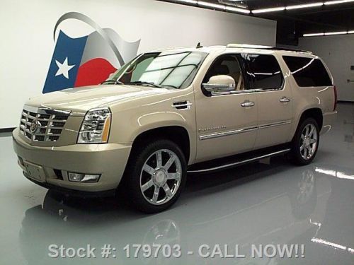 2007 cadillac escalade esv awd sunroof nav dvd 22&#039;s 63k texas direct auto