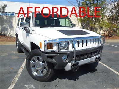 Hummer h3 suv luxury 4 dr suv automatic gasoline 3.7l l5 mpi dohc birch white [w