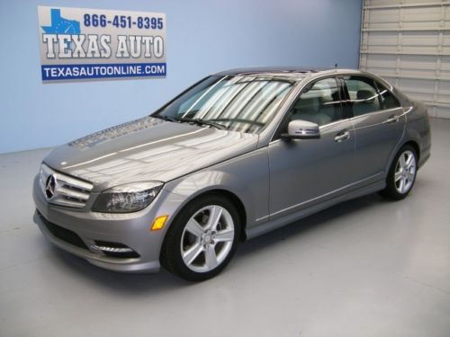 We finance! 2011 mercedes-benz c300 sport pano roof leather bluetooth texas auto