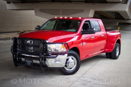 2011 dodge ram 3500 drw mega cab 4x4 sat radio bedliner b&amp;w hitch sat radio