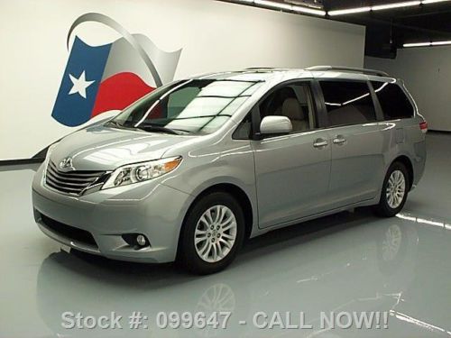 2011 toyota sienna xle htd leather sunroof nav dvd 35k texas direct auto