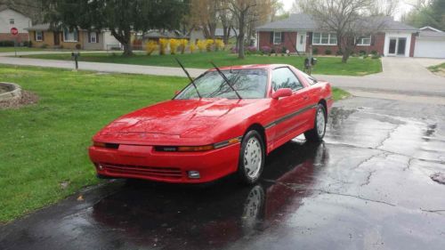 1989 toyota supra base hatchback 2-door 3.0l - 7mge motor - targa top no reserve