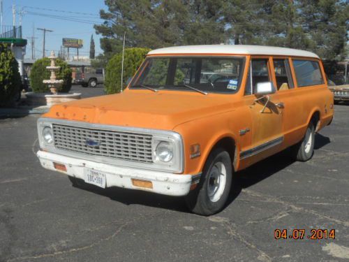 1972 suburban bigblock air hot street rat rod project barnfind 72 c20 c10