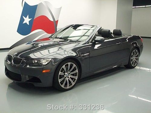 2008 bmw m3 convertible hard top tech 6-spd nav 18k mi texas direct auto