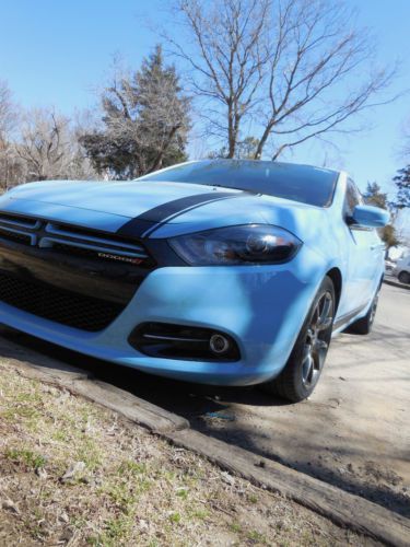 2013 dodge dart rallye turbo - laguna blue - 37 mpg