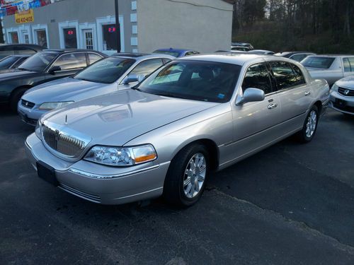 2009 lincoln town car signature l no reserve runs drives salvage flood mv-907a