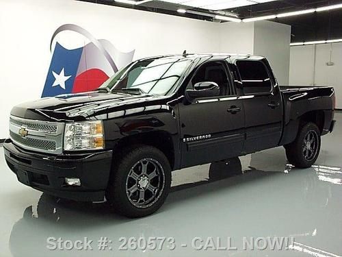 2009 chevy silverado ltz crew htd leather nav 20's 26k! texas direct auto