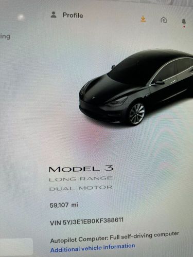 2019 tesla model 3