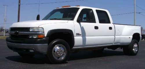 2001 chevy silverado 3500 lt dually 4x4 crew cab, long bed, duramax diesel auto