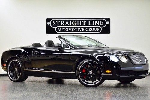 2008 bentley continental gtc mulliner black