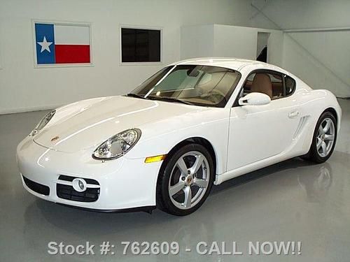 2007 porsche cayman 5spd leather pwr spoiler only 23k!! texas direct auto