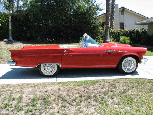 1957 ford thunderbird  rare late production e-bird frame off restored