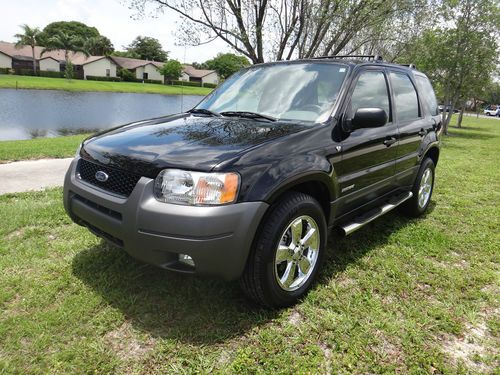 2002 ford escape xlt sport utility 4-door 3.0l black