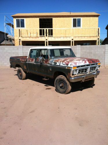 1976 ford f 250 crew cab 4 x 4 short bed highboy