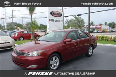 2002 toyota camry se 53k miles leather moonroof fl