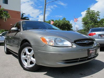 3.0l v6 taurus ses auto alloy 60k low miles extra clean carfax guarantee