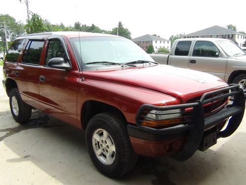 2001 dodge durango red sport