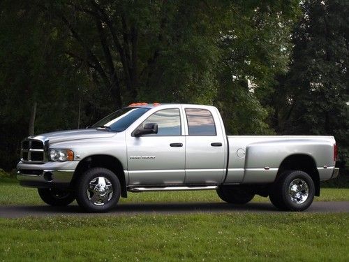 2003 dodge ram 3500 quad cab 4x4 slt 5.9l diesel dually **122k actual miles**