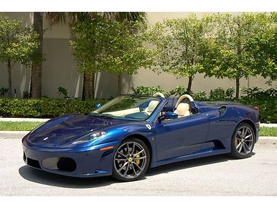 2006 ferrari f430 spider*f1*4k miles*carbon fiber*1 of kind*very rare color*mint