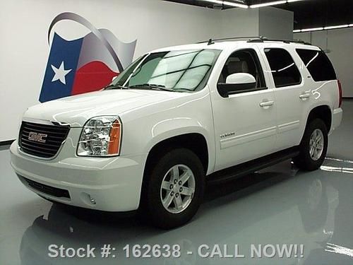 2013 gmc yukon slt htd leather rear cam dual dvd 21k mi texas direct auto